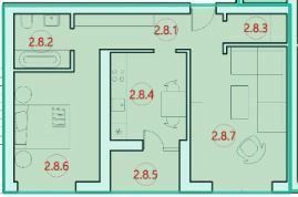 2-кімнатна 52.2 м² в ЖК Горизонт від 13 000 грн/м², с. Петриків