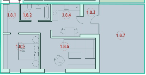 2-кімнатна 63.2 м² в ЖК Горизонт від 13 000 грн/м², с. Петриків