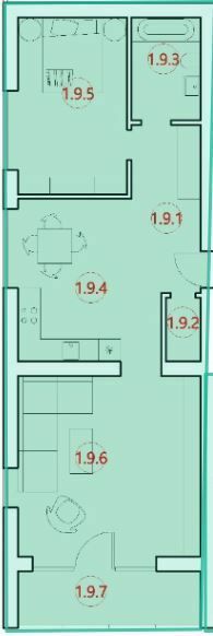 2-кімнатна 69.3 м² в ЖК Горизонт від 13 000 грн/м², с. Петриків