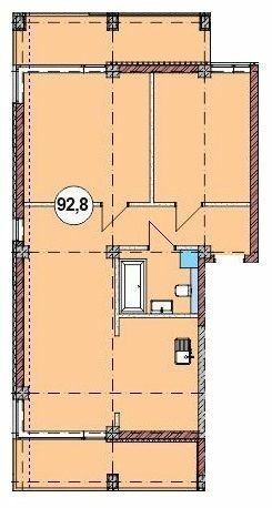 2-комнатная 92.8 м² в ЖК Club City от 19 100 грн/м², Херсон