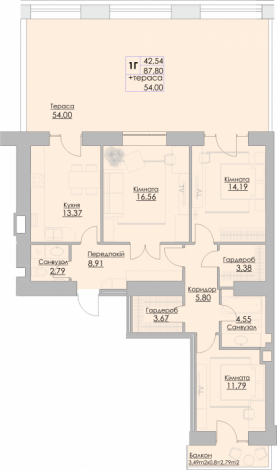 3-кімнатна 141.8 м² в ЖК Греків Ліс від 20 150 грн/м², м. Умань