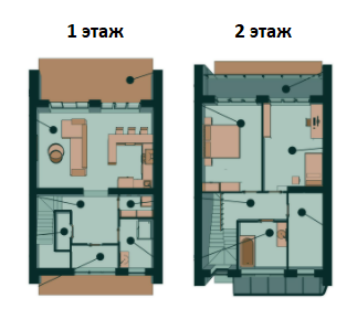 Таунхаус 144 м² в КП GREEN WALL от 22 431 грн/м², с. Змиенец