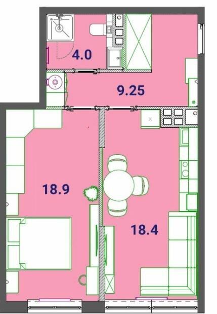 1-кімнатна 50.55 м² в ЖК SunCity від 21 500 грн/м², Одеса