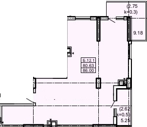 2-комнатная 86 м² в ЖК Акрополь от 27 750 грн/м², Одесса