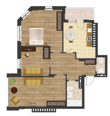 3-комнатная 90.8 м² в ЖК Золотая Эра от 25 450 грн/м², с. Крыжановка