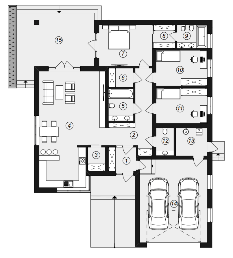 Коттедж 160 м² в КП RAY-ELENOVKA от 39 438 грн/м², пос. Рай-Еленовка