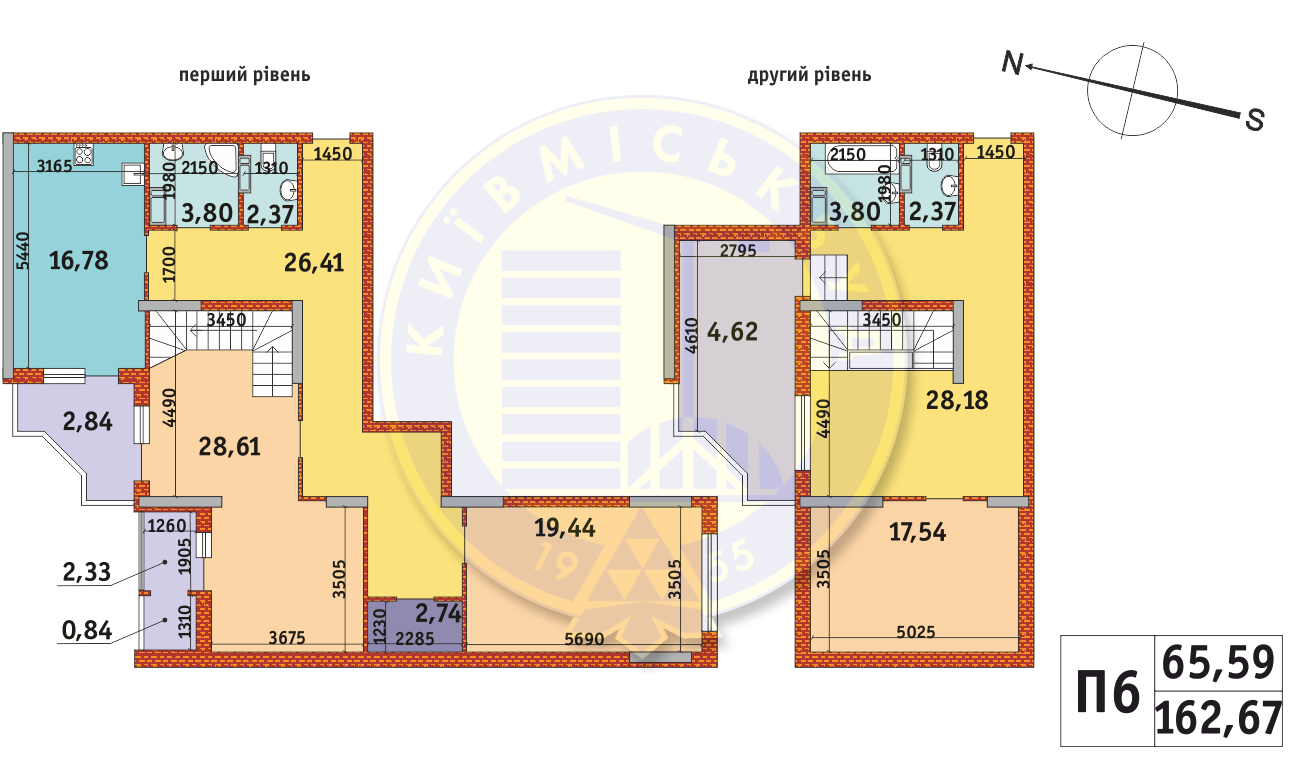 2-комнатная 162.67 м² в ЖК Злагода от 28 663 грн/м², Киев