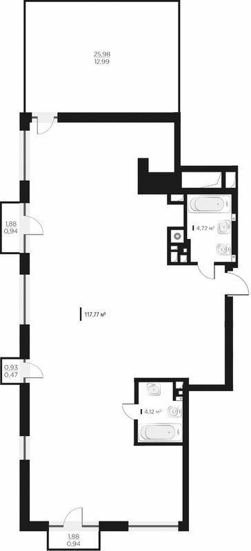 3-комнатная 117.77 м² в ЖК Hygge от 29 800 грн/м², Львов