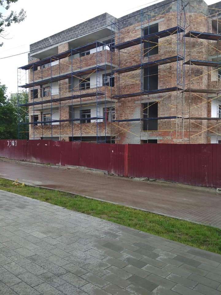 Ход строительства ЖК на ул. На Нивах, 13А, июнь, 2021 год