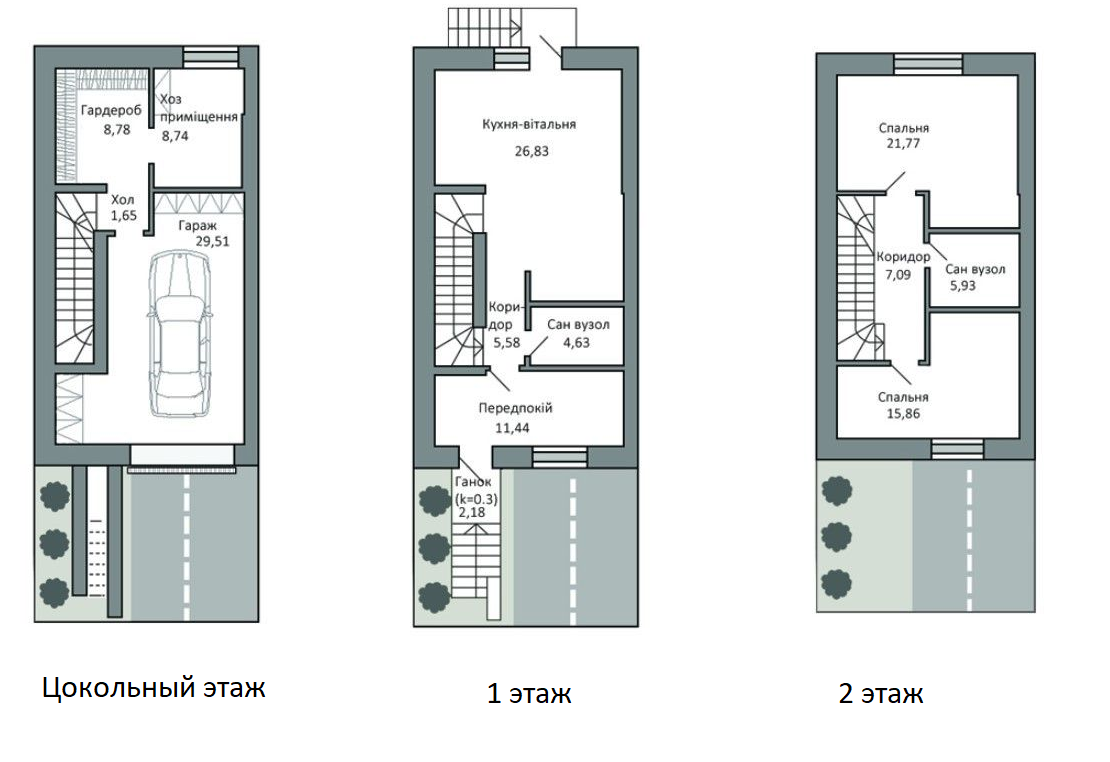 Таунхаус 1 сотка в Таунхауси Borispol Village від 11 567 грн/м², м. Бориспіль