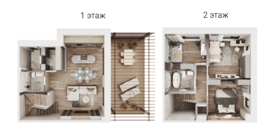 Таунхаус 133.6 м² в КП Zenhouz от 36 826 грн/м², с. Лебедевка