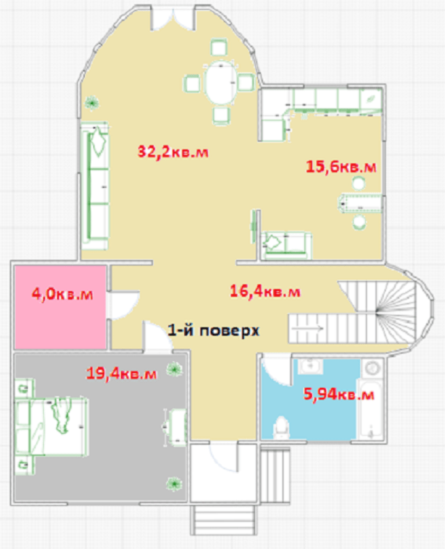 Котедж 351.5 м² в КМ Нова Березівка від 13 457 грн/м², с. Березівка