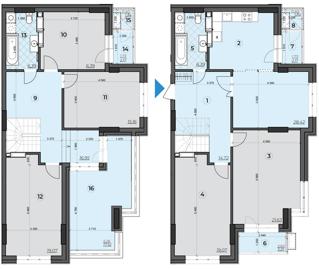 5+ комнат 170.85 м² в ЖК CRYSTAL RESIDENCE от 61 500 грн/м², Киев