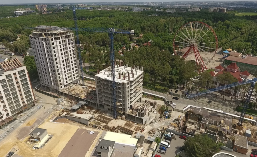 Ход строительства ЖК Люксембург, май, 2021 год