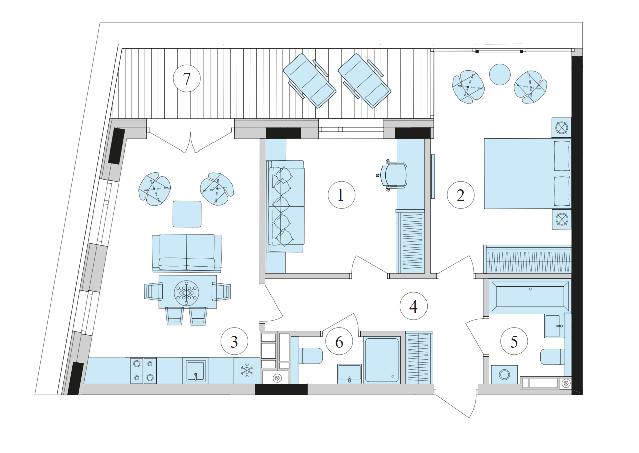 2-комнатная 61.57 м² в ЖК Park Lake City от 46 357 грн/м², с. Подгорцы