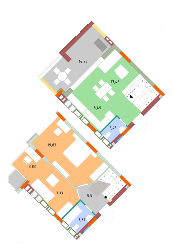 Двухуровневая 81.03 м² в ЖК На Прорезной от 24 500 грн/м², пгт Гостомель