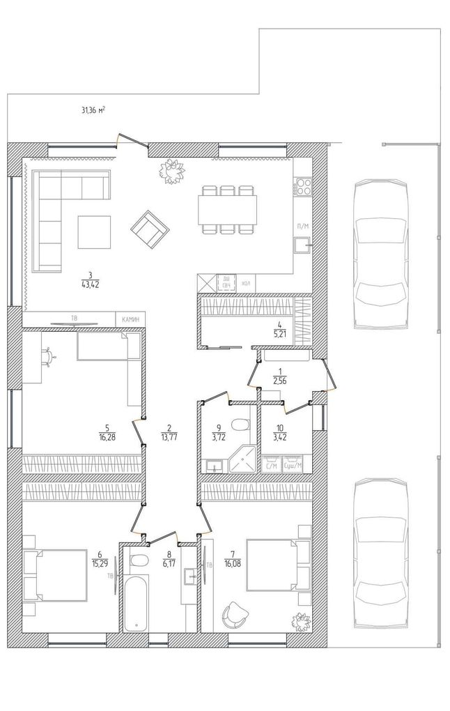 Котедж 125.92 м² в КМ Gardd House Eco Village від 18 583 грн/м², с. Рожни