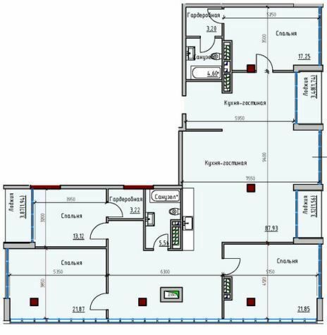 3-комнатная 183.84 м² в ЖК ITown от 44 400 грн/м², Одесса