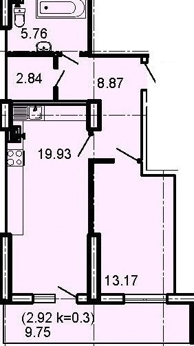 1-кімнатна 54.5 м² в ЖК Акрополь від 31 800 грн/м², Одеса