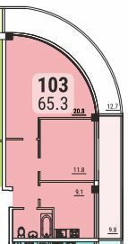 2-кімнатна 65.3 м² в ЖК Море від 33 950 грн/м², Одеса