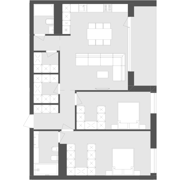 2-кімнатна 95.02 м² в ЖК Avalon Yard від 29 000 грн/м², Львів