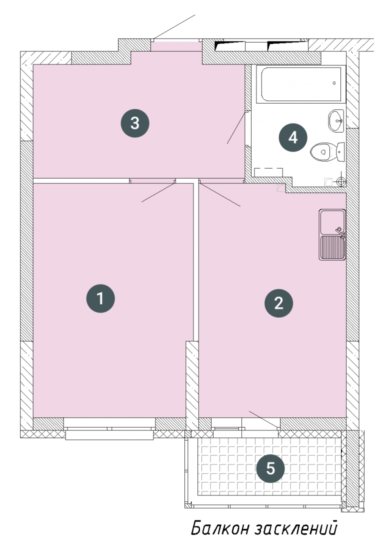 1-кімнатна 43.82 м² в ЖК Святобор від 39 150 грн/м², Київ