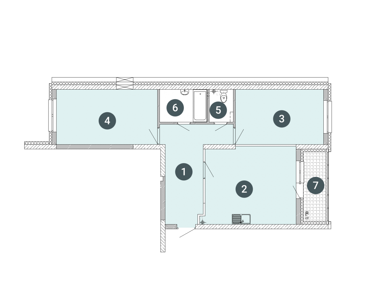 2-кімнатна 76.07 м² в ЖК Святобор від 40 455 грн/м², Київ