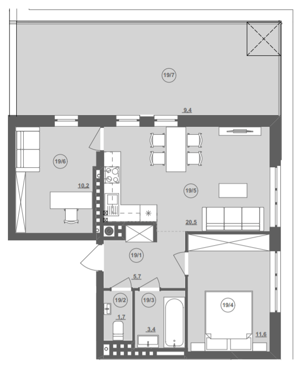 2-кімнатна 62.48 м² в ЖК ІНЖИР від 25 000 грн/м², Львів