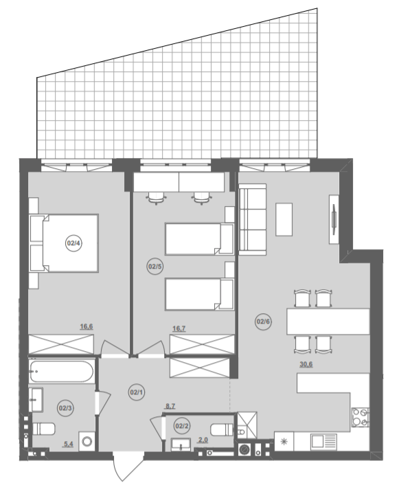 2-комнатная 79.98 м² в ЖК ИНЖИР от 25 000 грн/м², Львов