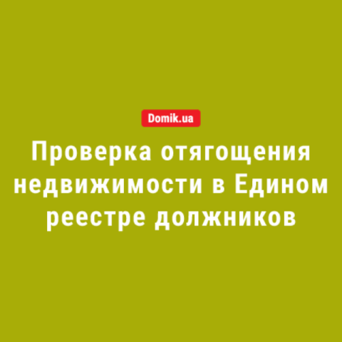 Как проверить перед покупкой отягощение квартиры в Едином реестре должников 