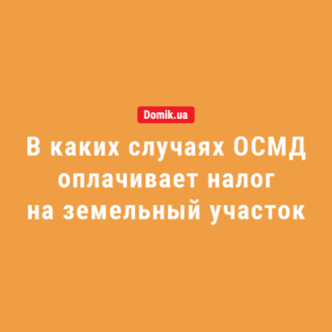 Оплата налога на земельный участок украинскими ОСМД: правила в 2018 году