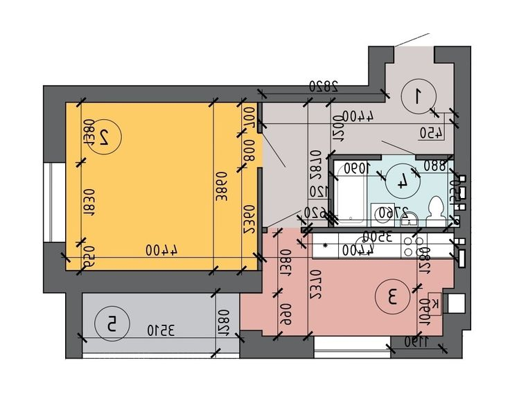 1-комнатная 42.5 м² в ЖК PetrovSky от 20 500 грн/м², с. Новые Петровцы