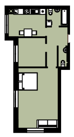 2-кімнатна 58.5 м² в ЖК Петрівські Липки від 19 200 грн/м², с. Святопетрівське