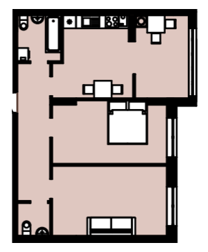 2-кімнатна 69.7 м² в ЖК Петрівські Липки від 19 200 грн/м², с. Святопетрівське