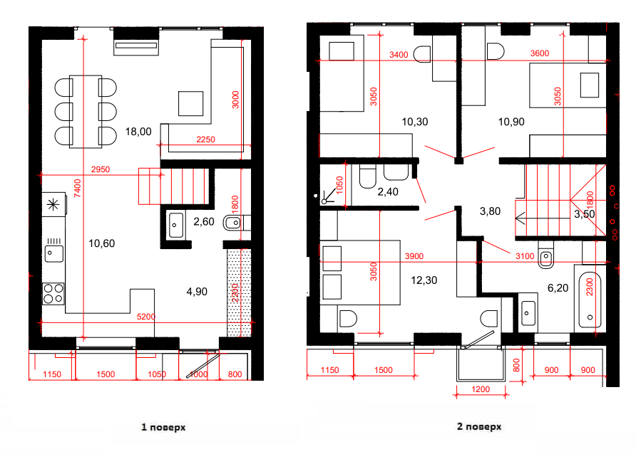 Таунхаус 98.6 м² в Таунхаусы Holland Park 2 от 22 110 грн/м², с. Новые Петровцы