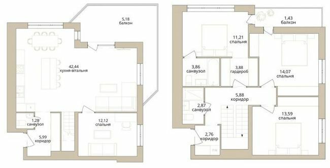 Двухуровневая 126.56 м² в ЖК Dream Lake от 21 600 грн/м², Винница