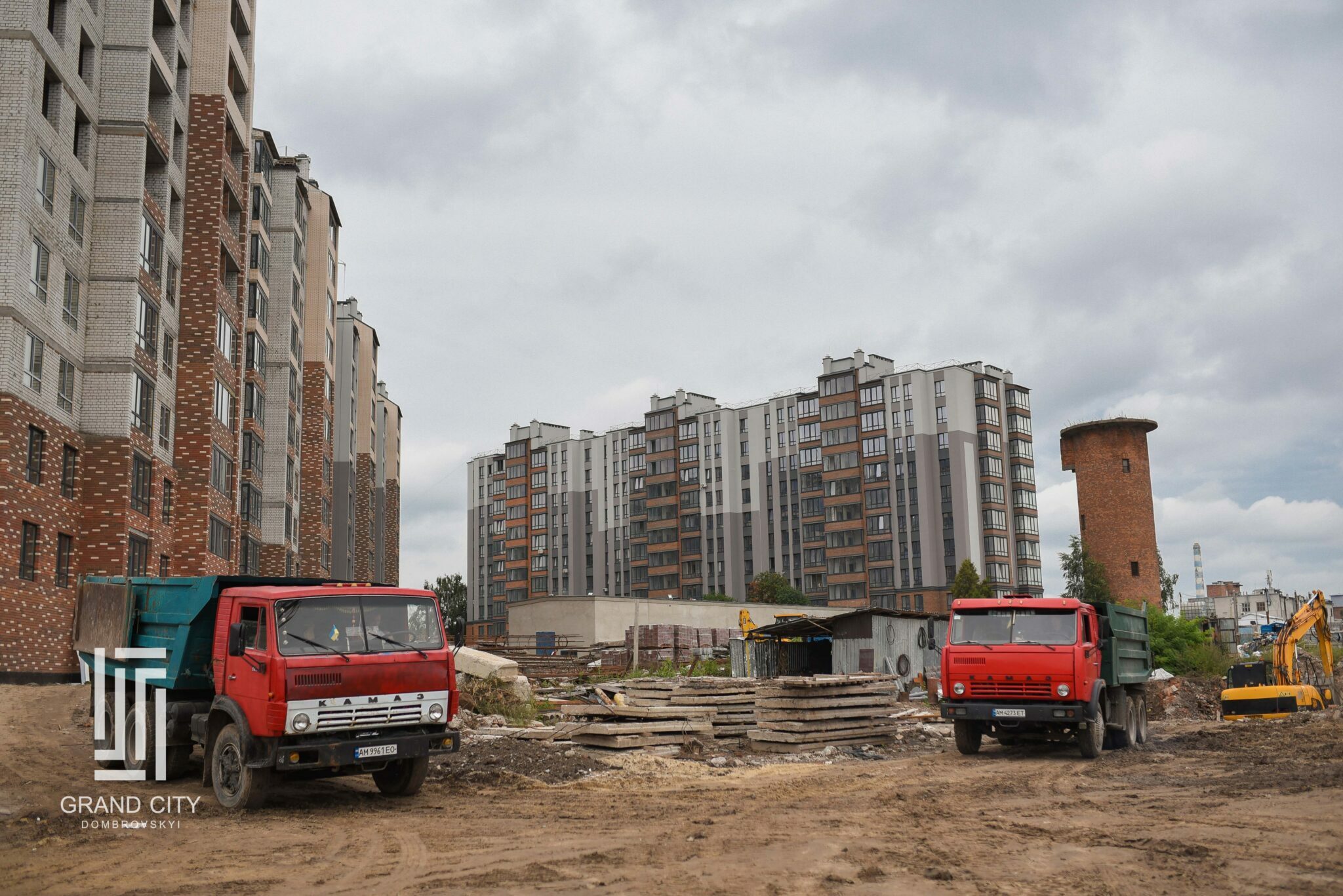 Ход строительства ЖК Grand City Dombrovskyi, авг, 2021 год