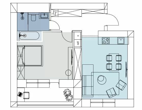 1-кімнатна 55.5 м² в ЖК Comfort House від 19 500 грн/м², с. Липини