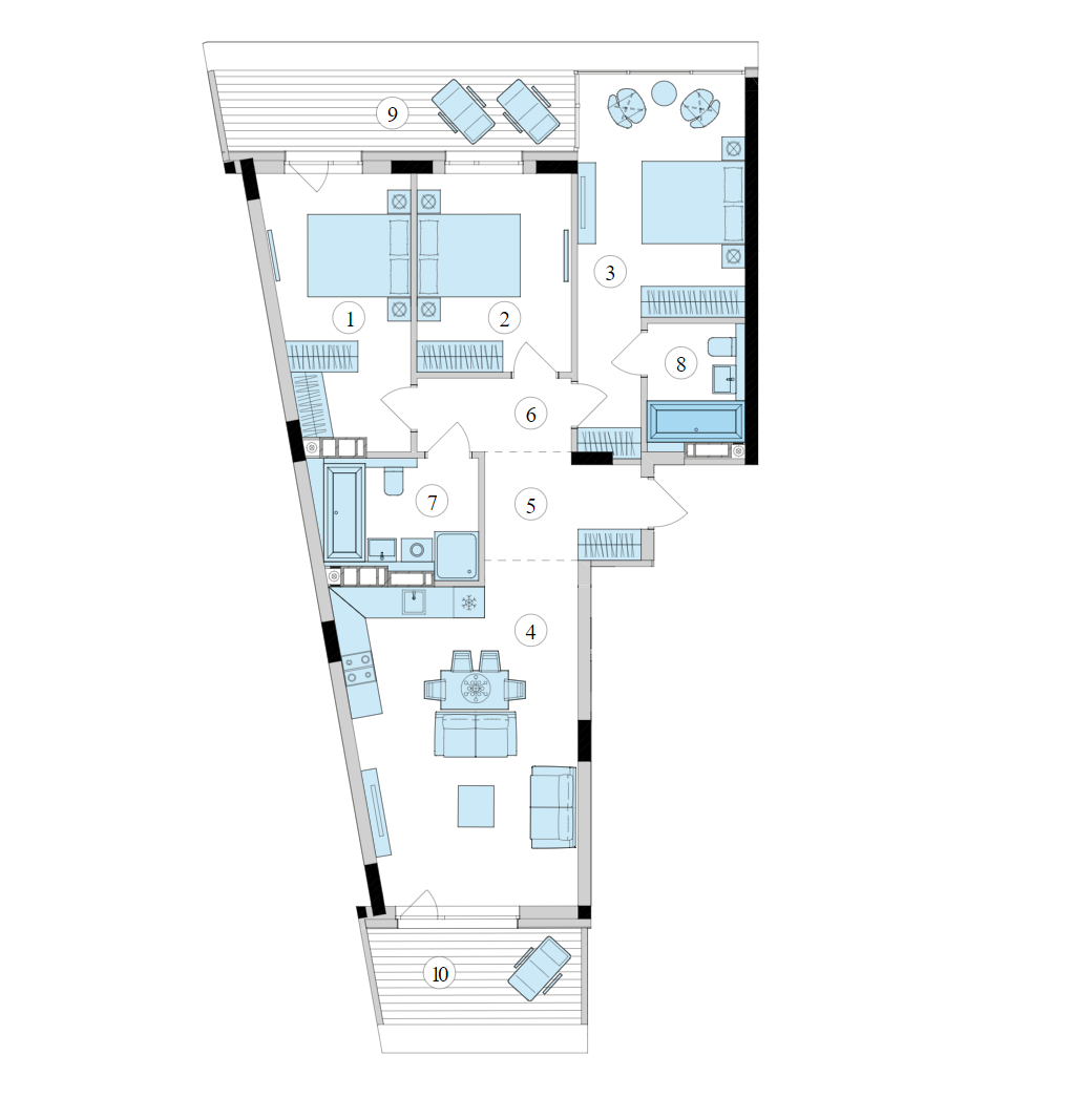 3-кімнатна 126 м² в ЖК Park Lake City від 50 635 грн/м², с. Підгірці