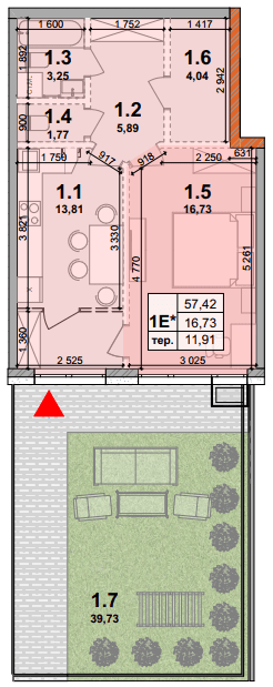 1-комнатная 57.42 м² в ЖК Petrivsky Residence от 26 100 грн/м², с. Святопетровское