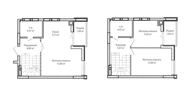 Двухуровневая 72.25 м² в ЖК Синергия Сити от 17 500 грн/м², г. Ирпень