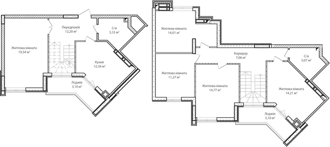 Двухуровневая 126.84 м² в ЖК Синергия Сити от 20 000 грн/м², г. Ирпень