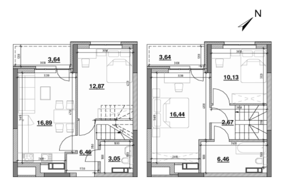 Двухуровневая 82.25 м² в ЖК OK`LAND от 28 209 грн/м², Киев