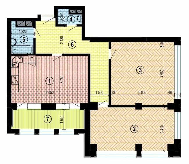 2-комнатная 94.22 м² в МФК Twenty two от 30 500 грн/м², Харьков