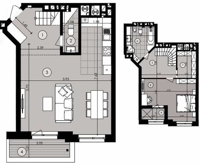 Двухуровневая 94.11 м² в ЖК Парк Арена от 20 900 грн/м², Львов