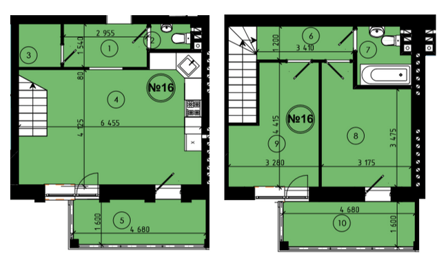 Двухуровневая 75.6 м² в ЖК на ул. Шухевича, 9 от 14 800 грн/м², г. Новояворовск