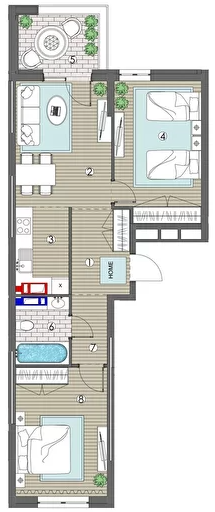 2-комнатная 64.78 м² в ЖК MAVERICK RESIDENTIAL COMPLEX от 28 950 грн/м², Киев