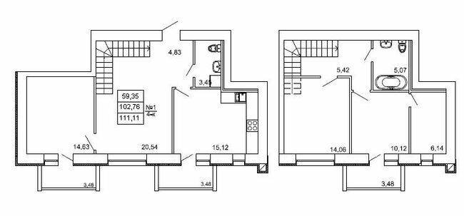 Дворівнева 111.11 м² в ЖК на вул. Сінна, 19 від 22 000 грн/м², Полтава