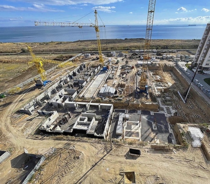 Хід будівництва ЖК Дім біля моря Premier, жовт, 2021 рік