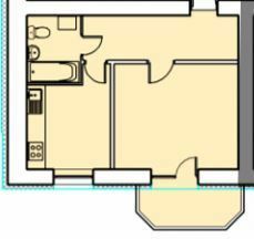 1-кімнатна 37.83 м² в ЖК Еспланада від 16 050 грн/м², Суми